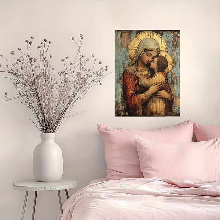 Christianartworkshop Christian Artwork Tender Madonna and Child Art Prints: Devotional Warmth for Faith-Filled Nooks - image 4
