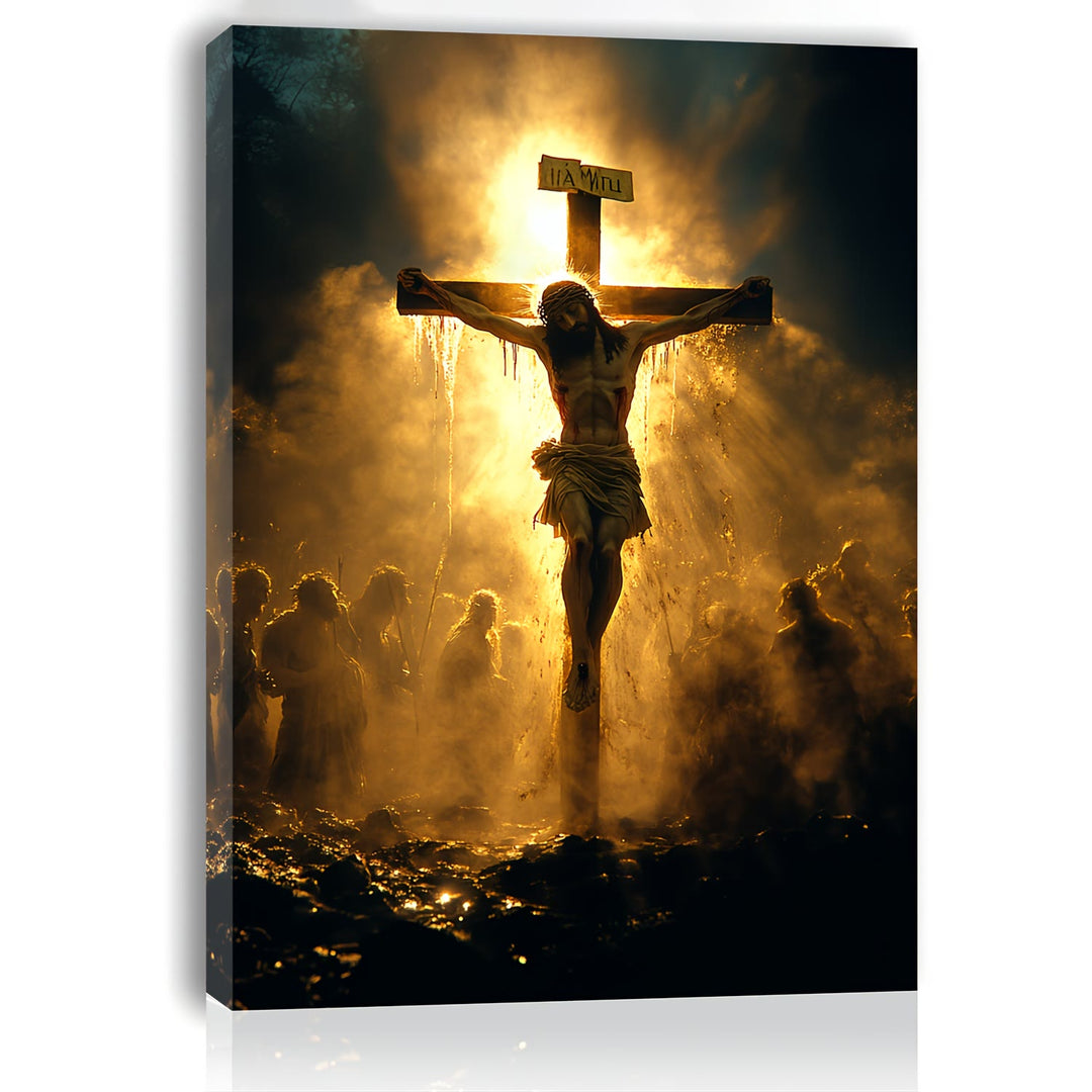 Christianartworkshop Crucifixion Daily Art Prints: Constant Devotion Reminder for Believing Homes - image 4