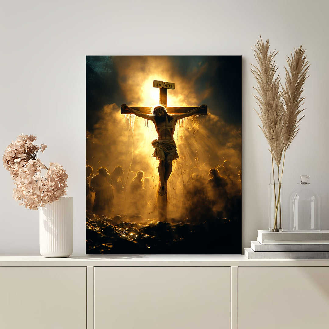 Christianartworkshop Crucifixion Daily Art Prints: Constant Devotion Reminder for Believing Homes - image 2