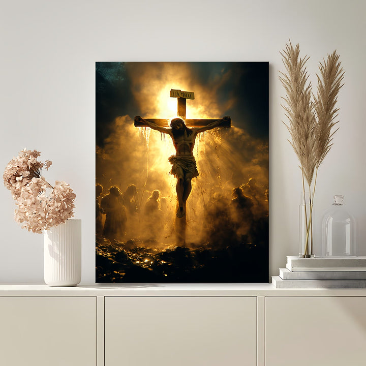 Christianartworkshop Crucifixion Daily Art Prints: Constant Devotion Reminder for Believing Homes - image 2