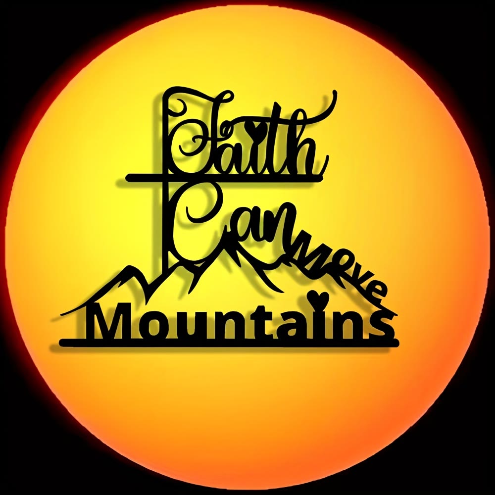 Christianartworkshop Faith & Mountains Metal Wall Decor: Timeless Belief for Devotional Spaces - image 5