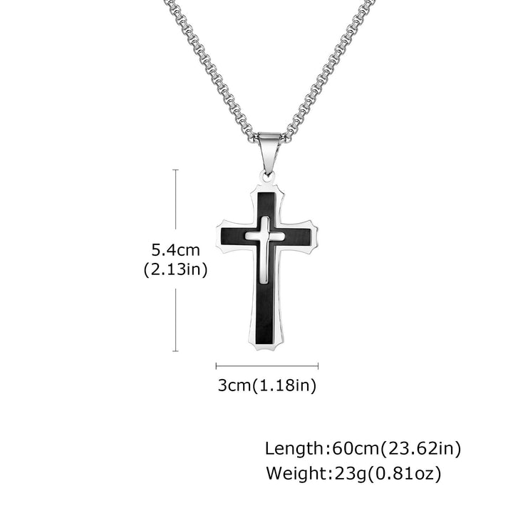 FREE Today: 4-Colored Cross Guardian Pendant Necklace: Faith & Protection for Daily Life - image 3