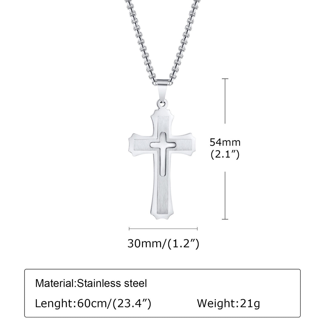 FREE Today: 4-Colored Cross Guardian Pendant Necklace: Faith & Protection for Daily Life - image 10