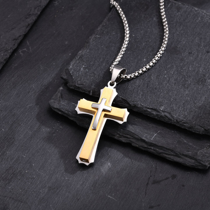 FREE Today: 4-Colored Cross Guardian Pendant Necklace: Faith & Protection for Daily Life - image 7
