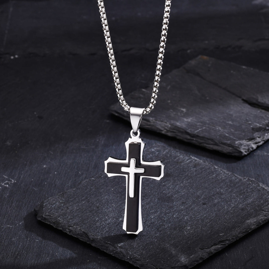 FREE Today: 4-Colored Cross Guardian Pendant Necklace: Faith & Protection for Daily Life - image 2