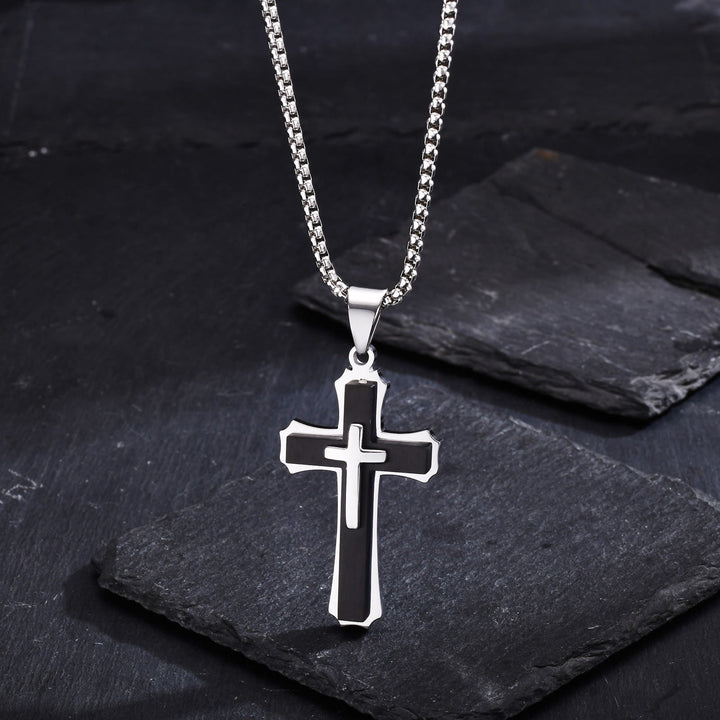 FREE Today: 4-Colored Cross Guardian Pendant Necklace: Faith & Protection for Daily Life - image 2