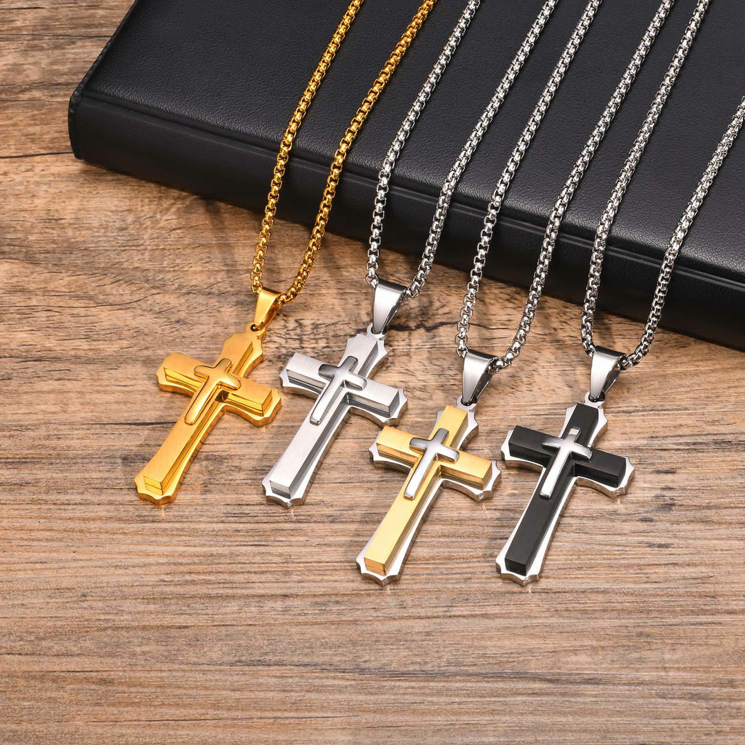 FREE Today: 4-Colored Cross Guardian Pendant Necklace: Faith & Protection for Daily Life - image 11