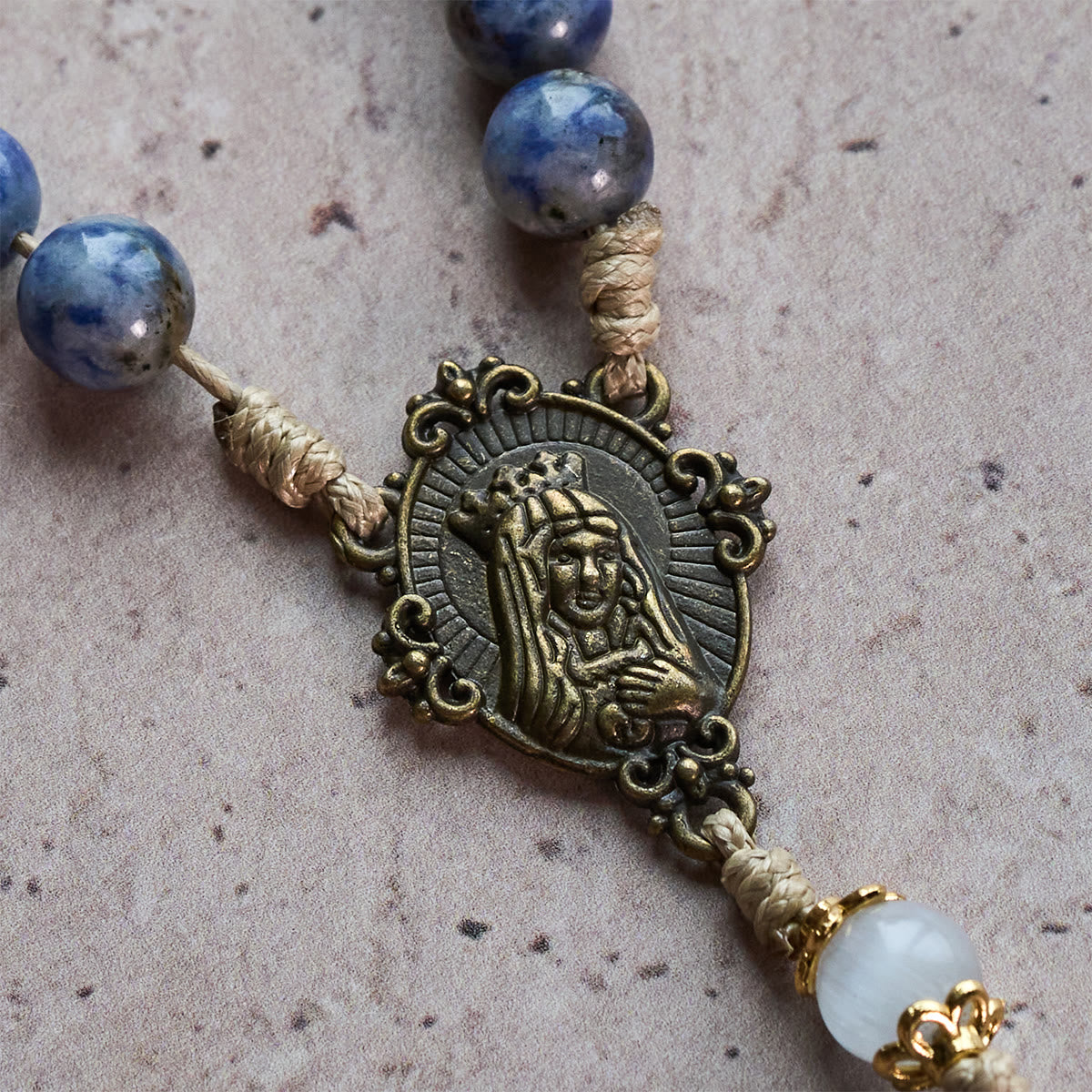 Christianartworkshop Immaculate Heart of Mary & Crucifix of 8 mm