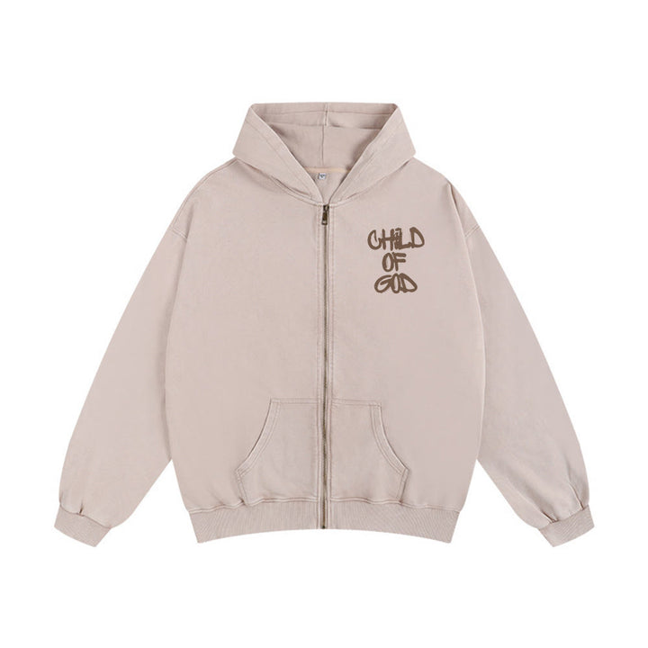 Christianartworkshop Child of God Hooded Jacket: Psalm 23 Comfort Statement - image 26