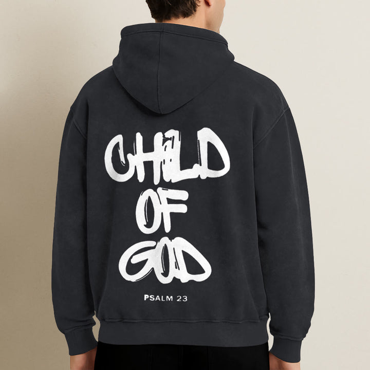Christianartworkshop Child of God Hooded Jacket: Psalm 23 Comfort Statement - image 9