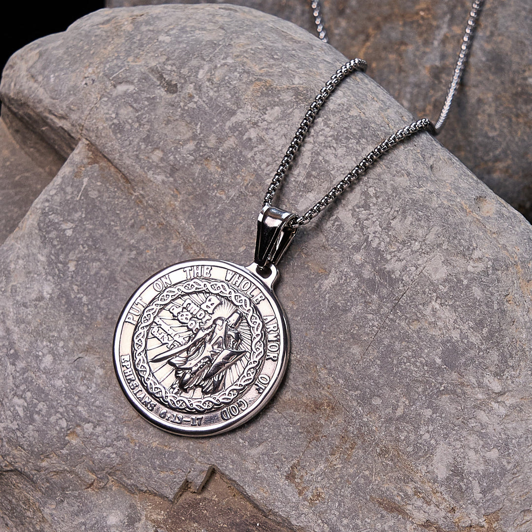 Christianartworkshop Armor of God Pendant Necklace: Spiritual Protection & Timeless Devotion - image 8