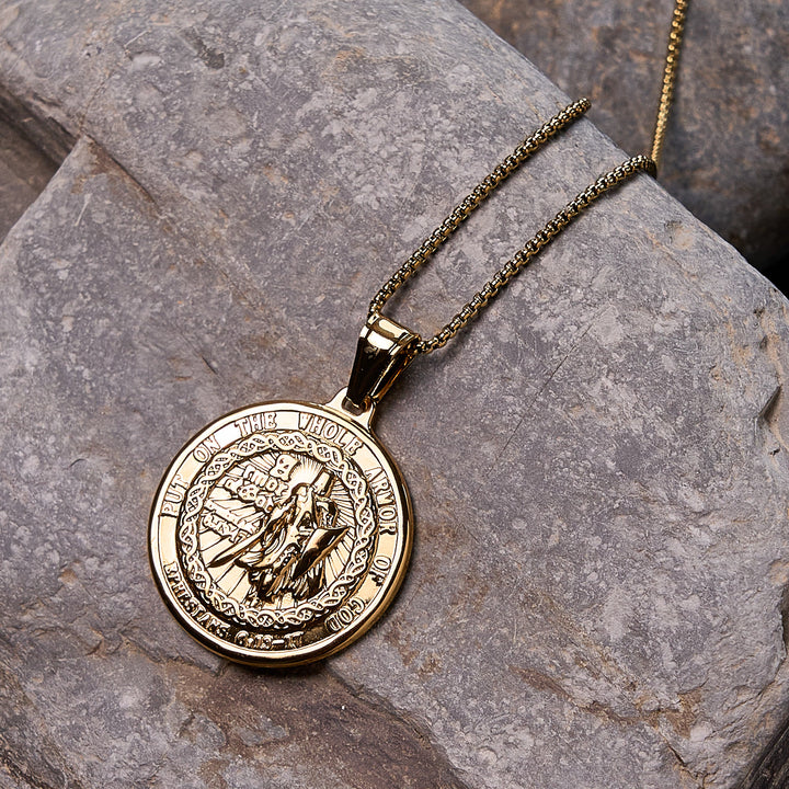 Christianartworkshop Armor of God Pendant Necklace: Spiritual Protection & Timeless Devotion - image 4