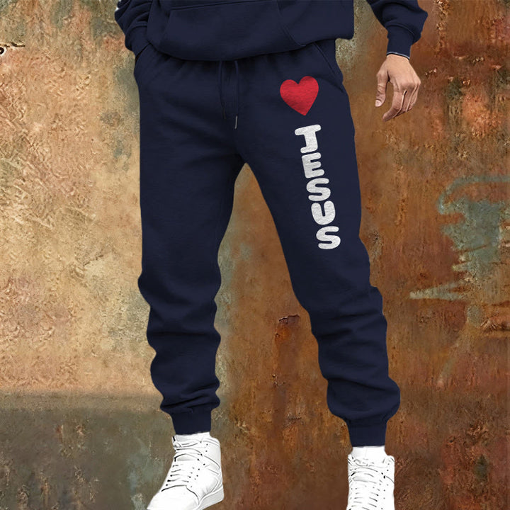 Christianartworkshop Heart for Jesus Sweatpants: Daily Wear with Faithful Affection - image 13