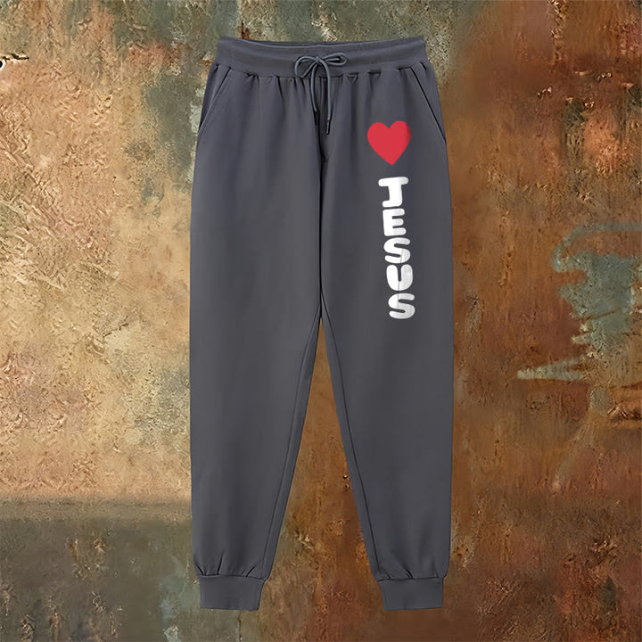 Christianartworkshop Heart for Jesus Sweatpants: Daily Wear with Faithful Affection - image 6