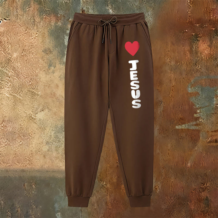 Christianartworkshop Heart for Jesus Sweatpants: Daily Wear with Faithful Affection - image 23