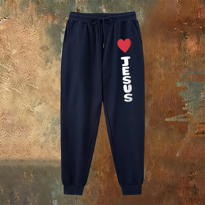 Christianartworkshop Heart for Jesus Sweatpants: Daily Wear with Faithful Affection - image 14