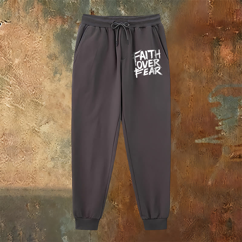 Christianartworkshop Faith Over Fear Sweatpants: Daily Wear with Spiritual Courage - image 23