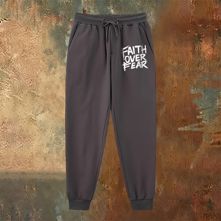 Christianartworkshop Faith Over Fear Sweatpants: Daily Wear with Spiritual Courage - image 22