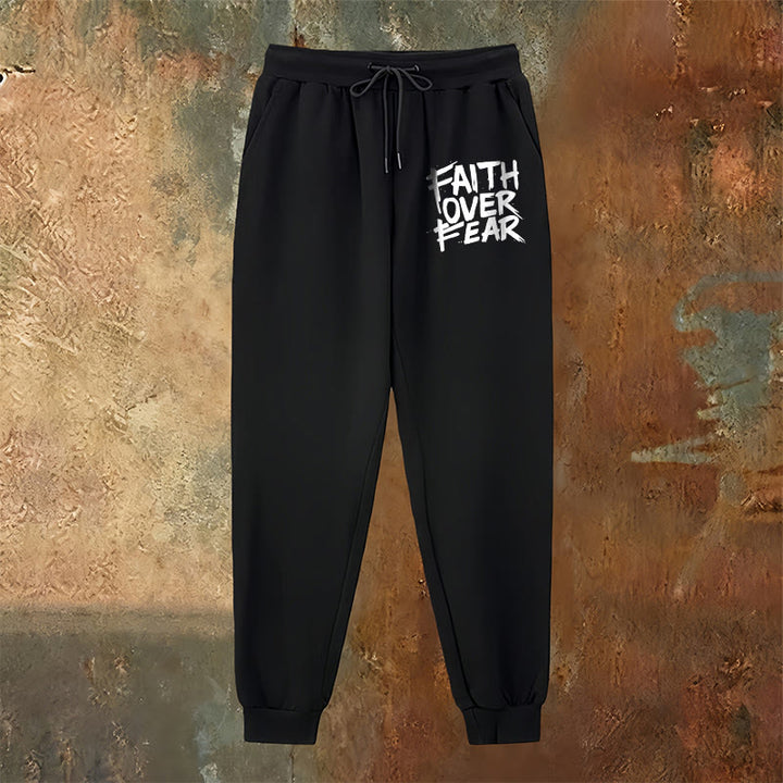 Christianartworkshop Faith Over Fear Sweatpants: Daily Wear with Spiritual Courage - image 10