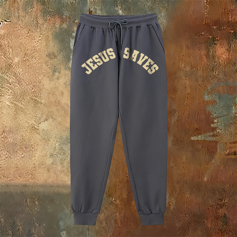 Christianartworkshop Jesus Saves Sweatpants: Daily Reminder of Divine Redemption - image 10