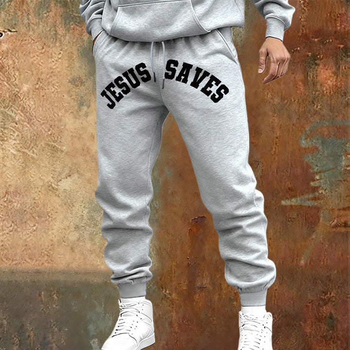 Christianartworkshop Jesus Saves Sweatpants: Daily Reminder of Divine Redemption - image 17