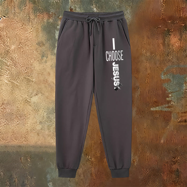 Christianartworkshop I Choose Jesus Sweatpants: Daily Wear with Faithful Commitment - image 15