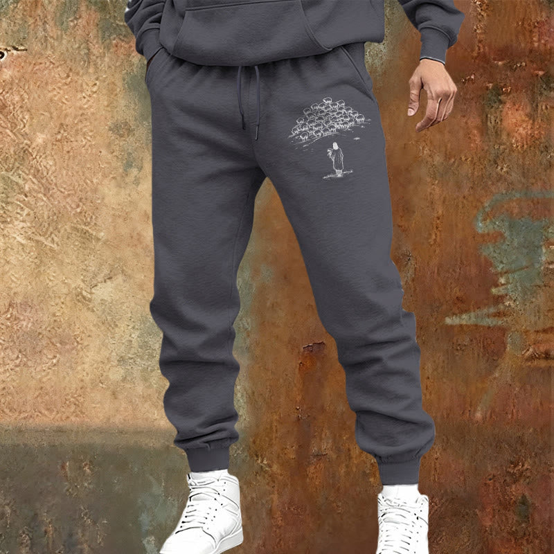 Christianartworkshop Good Shepherd Faith Sweatpants: Daily Wear with Spiritual Care - image 9