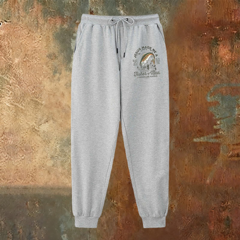 Christianartworkshop Fisher of Men Faith Sweatpants: Daily Wear with Spiritual Mission - image 2