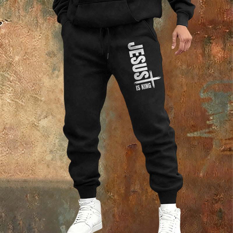 Christianartworkshop Jesus Is King Sweatpants: Daily Wear with Royal Faith - image 17