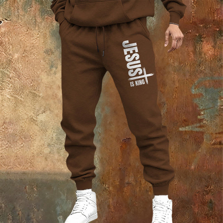 Christianartworkshop Jesus Is King Sweatpants: Daily Wear with Royal Faith - image 10