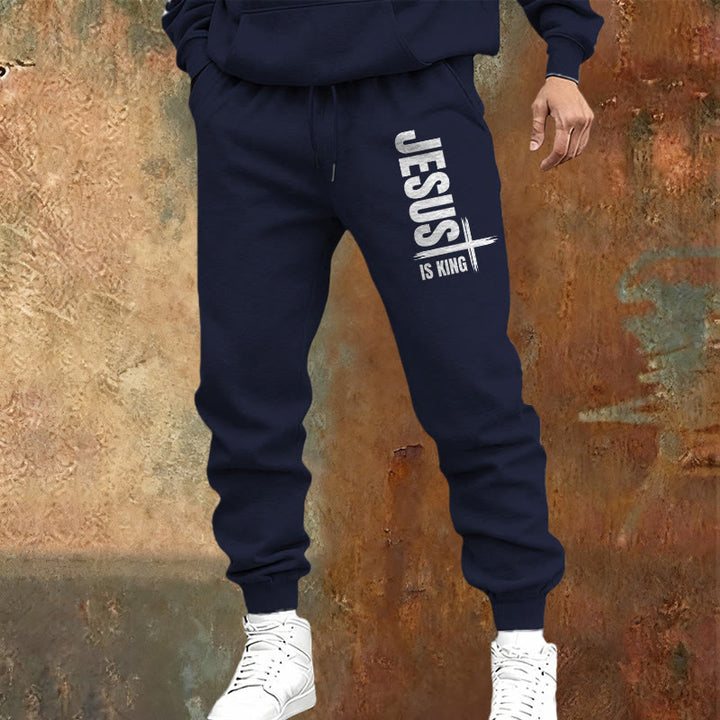 Christianartworkshop Jesus Is King Sweatpants: Daily Wear with Royal Faith - image 21
