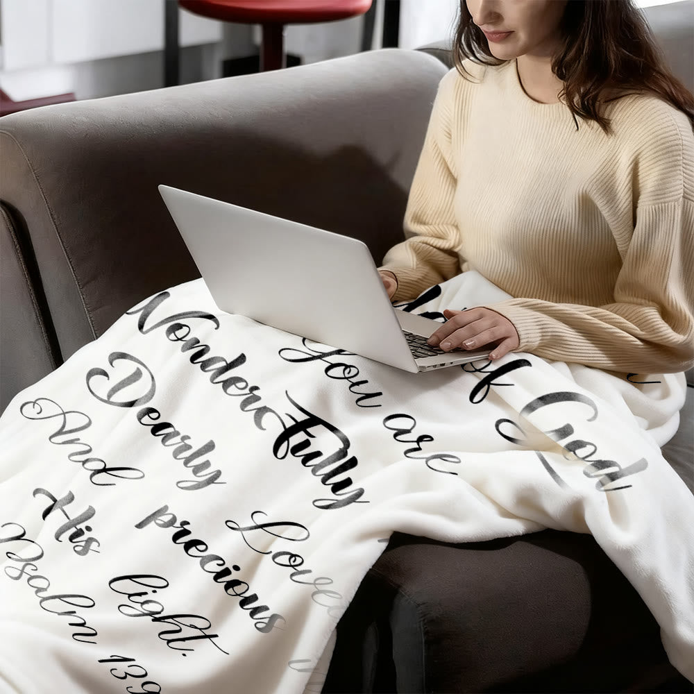 Christianartworkshop Faith-Filled Psalm 139 Tapestry: Biblical Inspiration & Cozy Home Decor - image 2