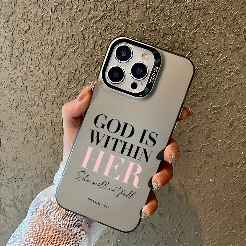Christianartworkshop Spiritual Assurance Phone Case: Psalm 46:5 & Faith Symbol for Daily Use - image 2