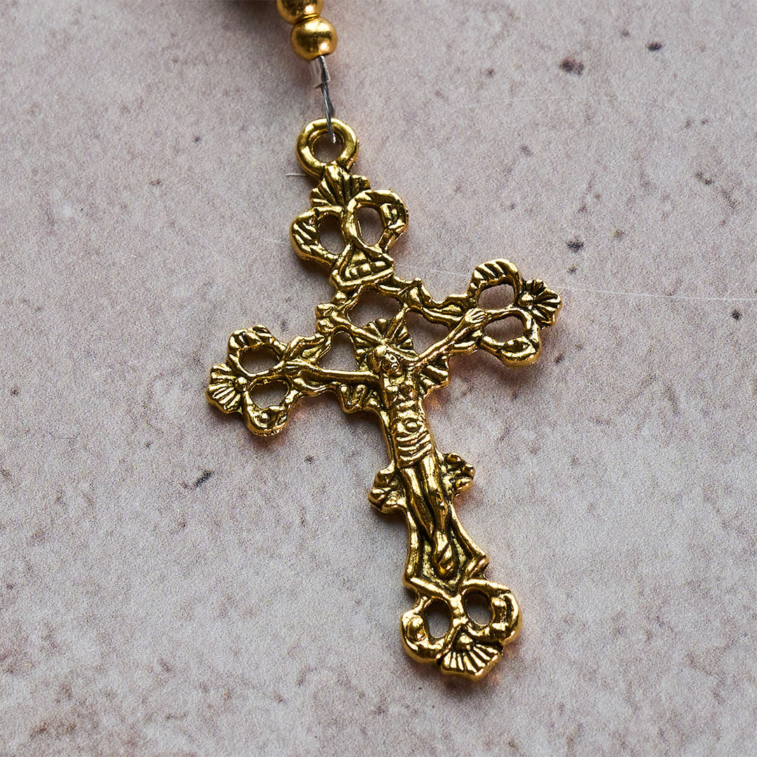 Christianartworkshop Royal Faith Purple Emperor Stone Custom Rosary with Personalized JESUS Letter - image 11