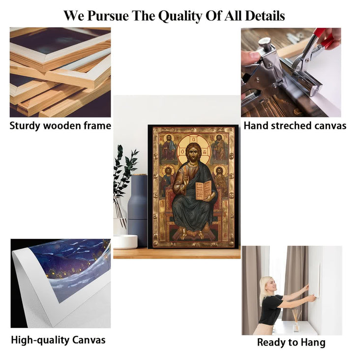 Christianartworkshop Christ Enthroned Art Prints: Holy Ambiance Creator for Spiritual Living - image 5