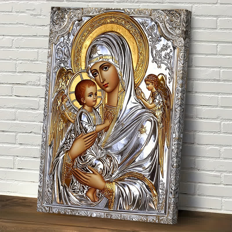 Christianartworkshop Classic Madonna and Child Icon Art Prints: Timeless Faith for Interior Spaces - image 1