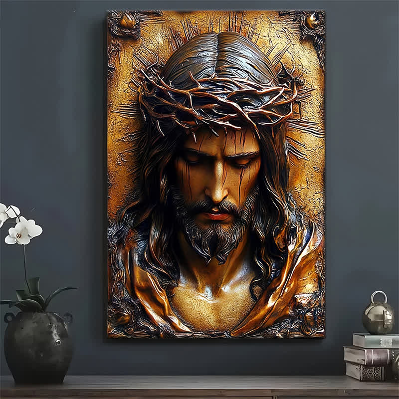 Christianartworkshop Crown of Thorns Jesus Art Prints: Faith-Driven Gift for Devout Believers - image 3