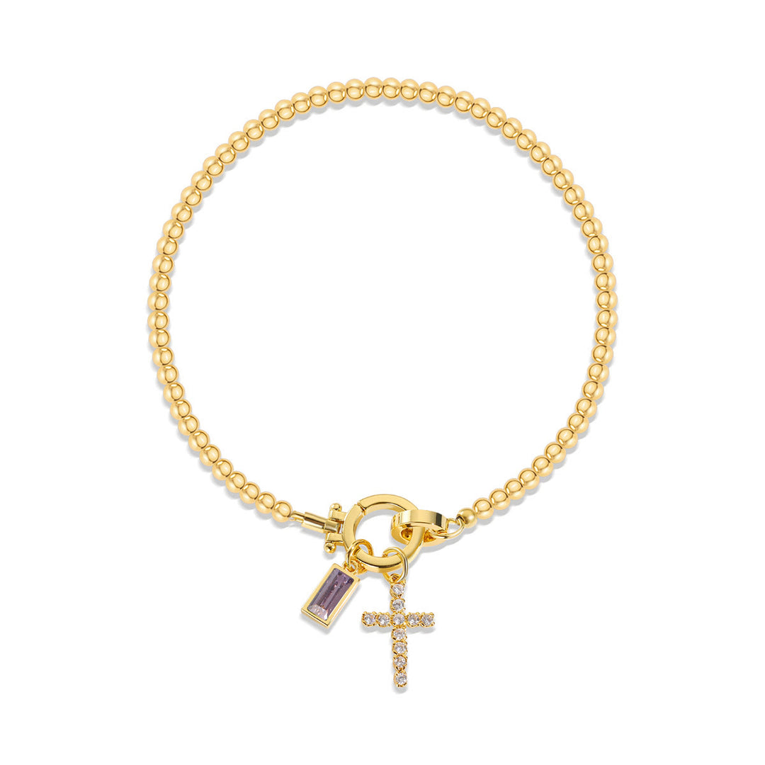 FREE Today: 12 Birthstone Cross Bracelet: Faith-Driven Identity & Timeless Devotion - June - image 5