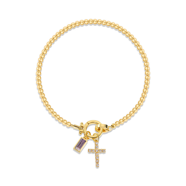 FREE Today: 12 Birthstone Cross Bracelet: Faith-Driven Identity & Timeless Devotion - June - image 5