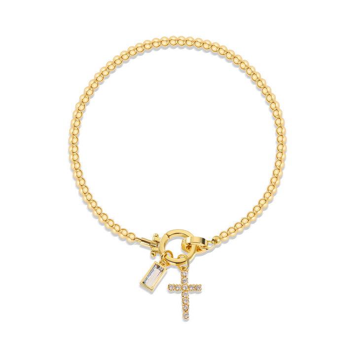 FREE Today: 12 Birthstone Cross Bracelet: Faith-Driven Identity & Timeless Devotion - April - image 3