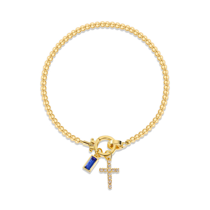 FREE Today: 12 Birthstone Cross Bracelet: Faith-Driven Identity & Timeless Devotion - September - image 8