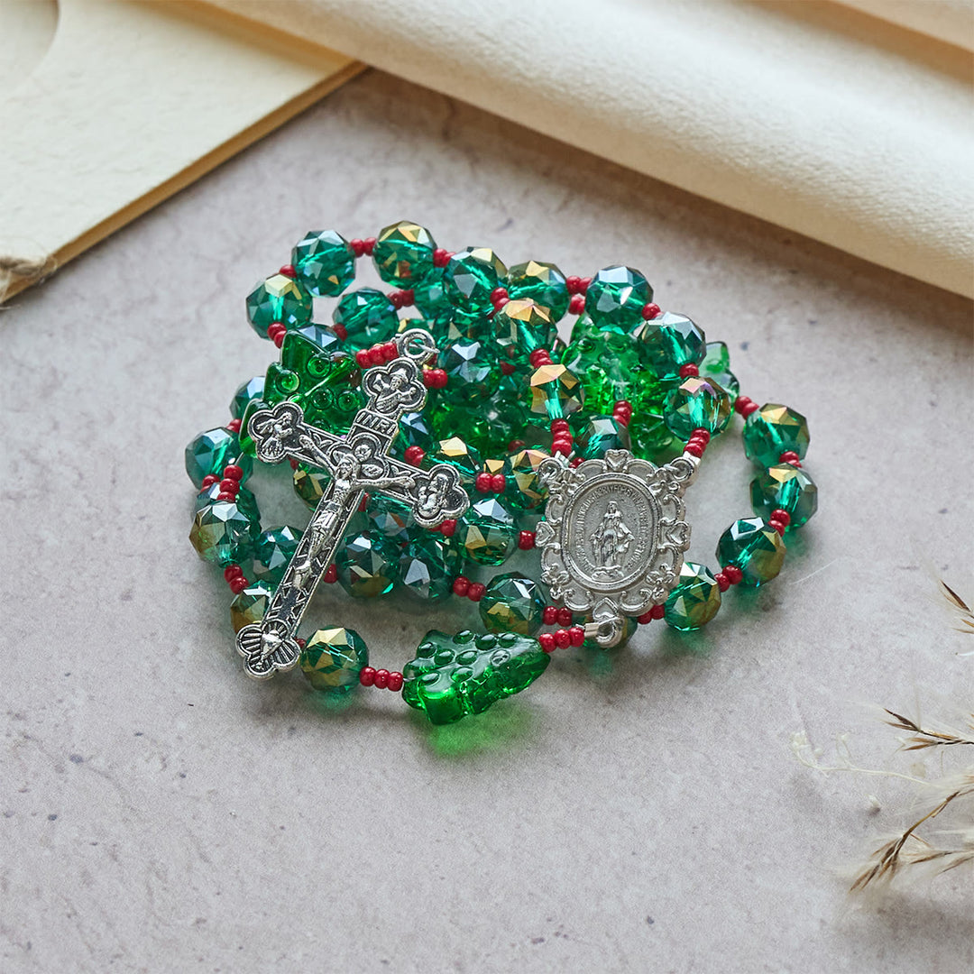 FREE Today: Joyful Green Tree of Hope Christmas Rosary: Celebrate Christ's Birth - image 7