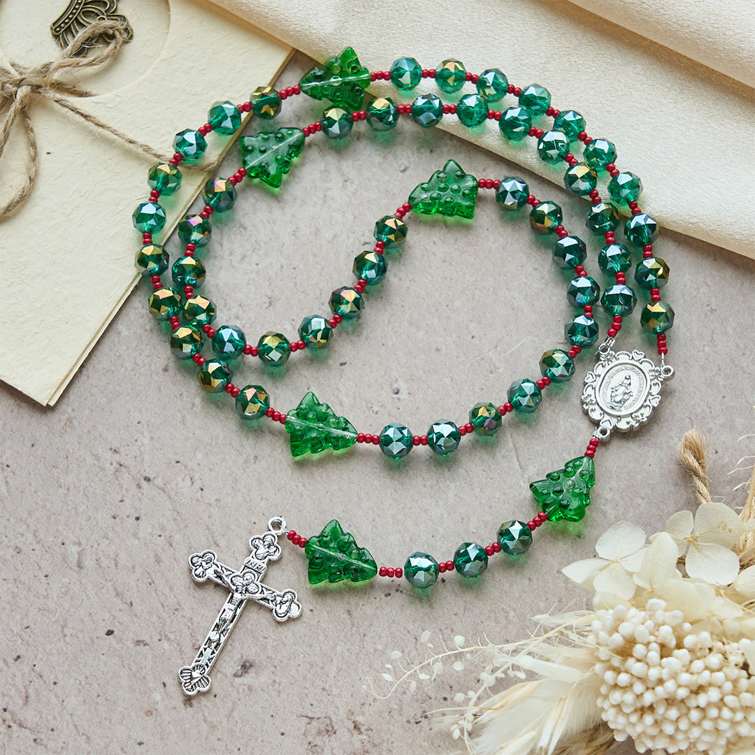 FREE Today: Joyful Green Tree of Hope Christmas Rosary: Celebrate Christ's Birth - image 8