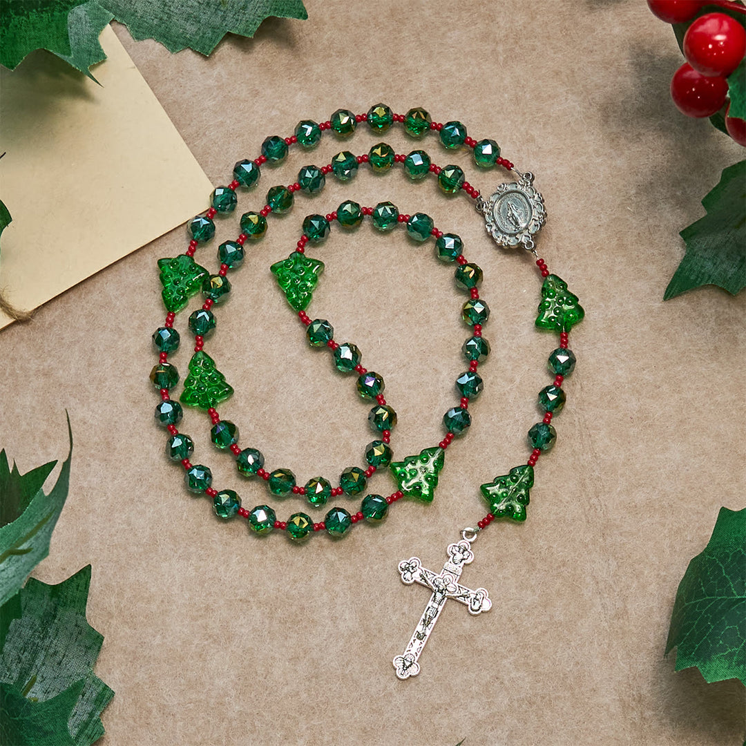 FREE Today: Joyful Green Tree of Hope Christmas Rosary: Celebrate Christ's Birth - image 6