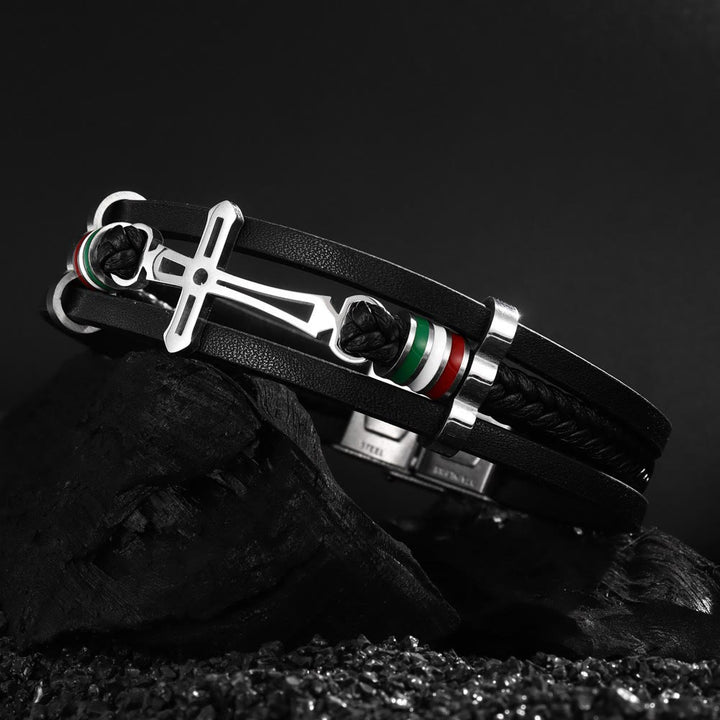 FREE Today: Cross Leather Bracelet: Rugged Faith & Stylish Devotion for Daily Wear - image 4