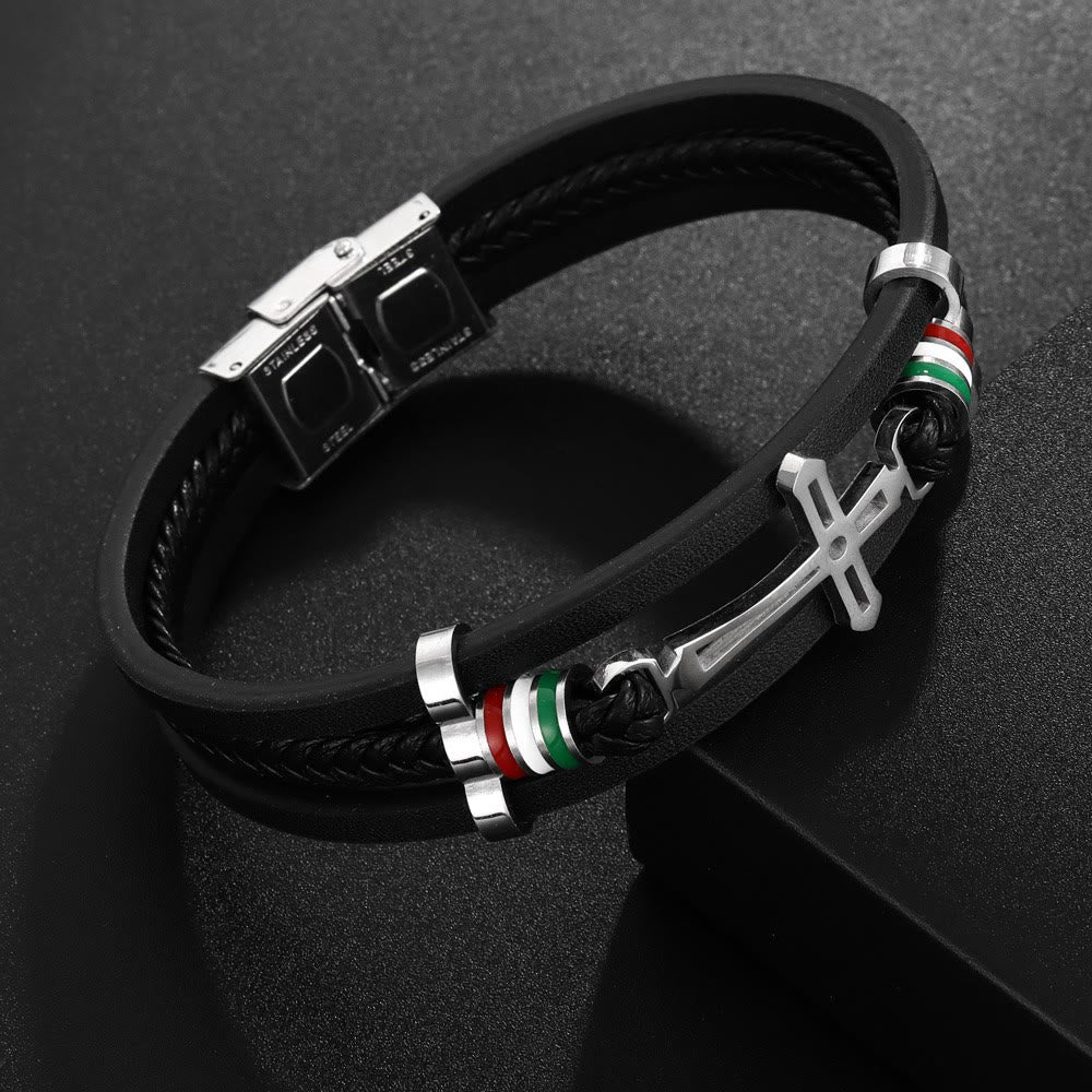 FREE Today: Cross Leather Bracelet: Rugged Faith & Stylish Devotion for Daily Wear - image 6