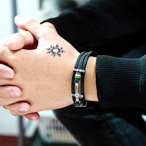 FREE Today: Cross Leather Bracelet: Rugged Faith & Stylish Devotion for Daily Wear - image 1