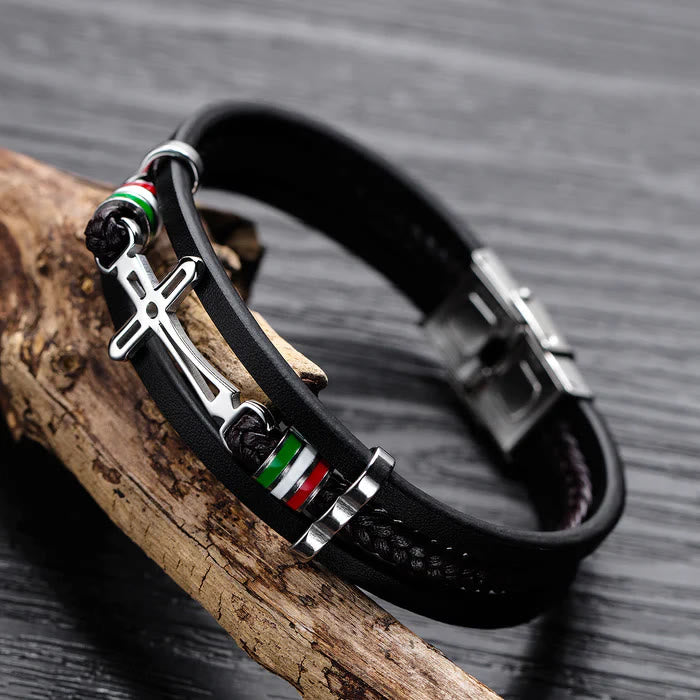 FREE Today: Cross Leather Bracelet: Rugged Faith & Stylish Devotion for Daily Wear - image 8