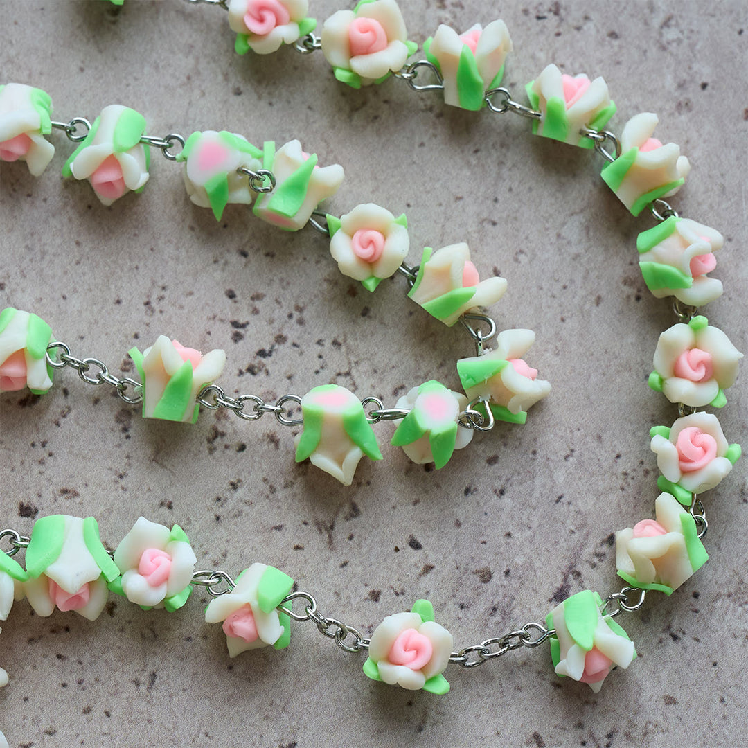 FREE Today:  Soft Clay Rose Rosary: Floral Devotion & Handcrafted Spiritual Connection - image 22