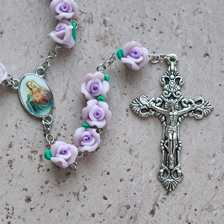 FREE Today:  Soft Clay Rose Rosary: Floral Devotion & Handcrafted Spiritual Connection - image 15